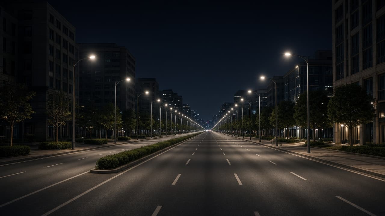 مشاريع إضاءة الشوارع والطرق