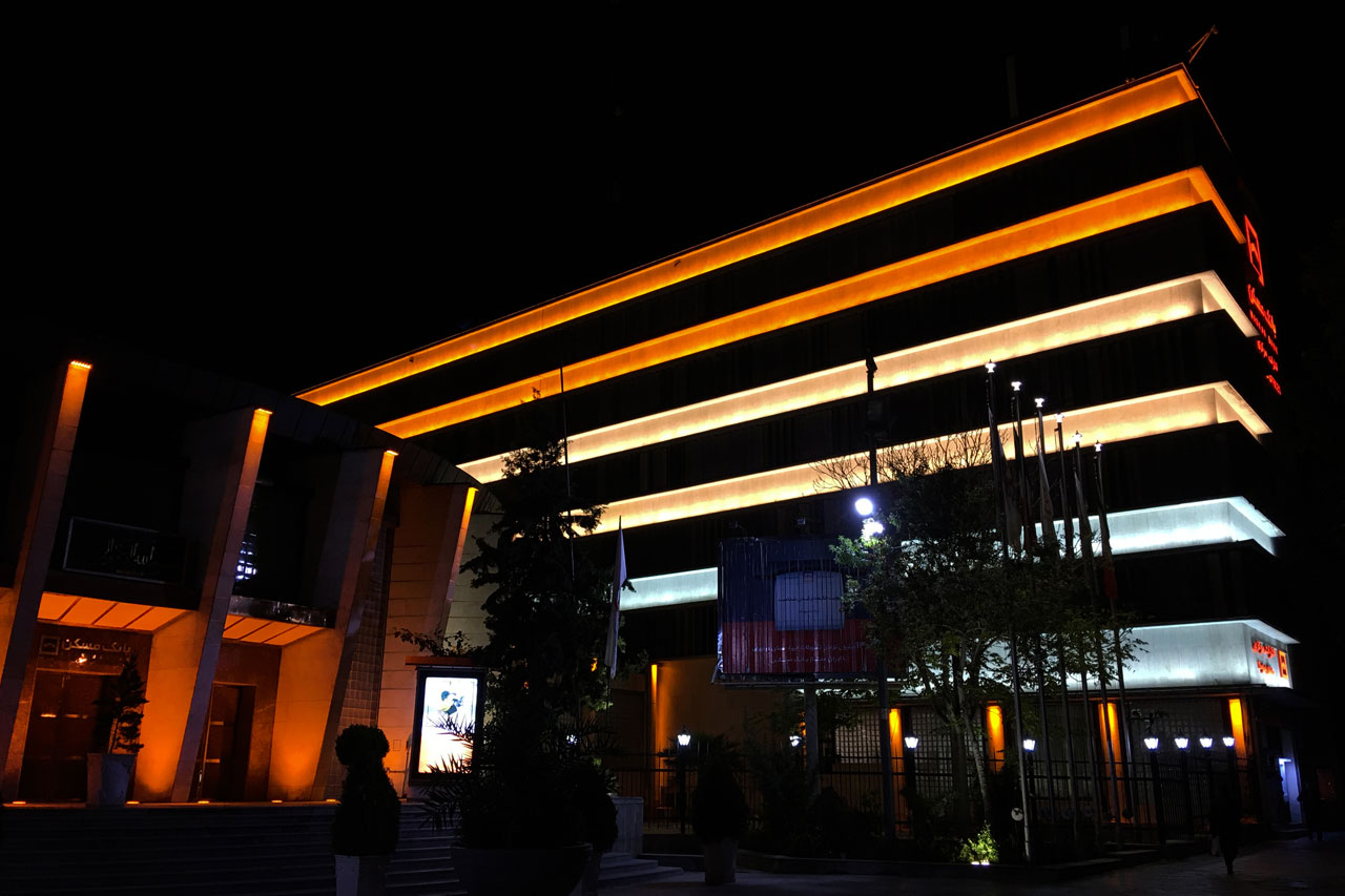 Lighting Design for Maskan Bank, Tehran