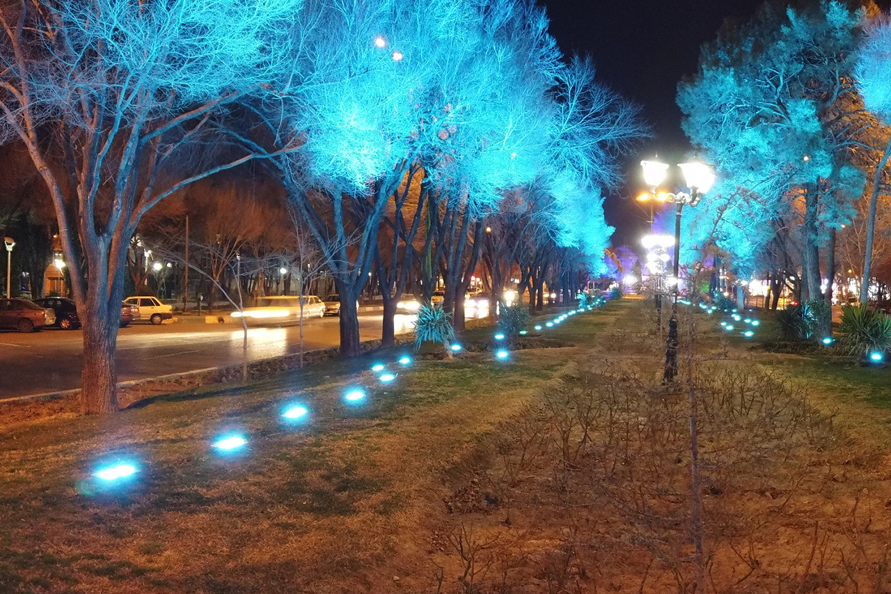 Feiz Boulevard Lighting Project, Isfahan